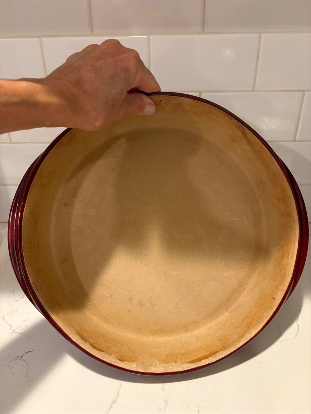 Pampered Chef Crandberry Stone baking dish